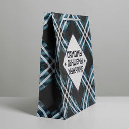 Цена за 2 шт. Пакет подарочный ламинированный, упаковка, Самому лучшему мужчине, ML 21?25?8 см