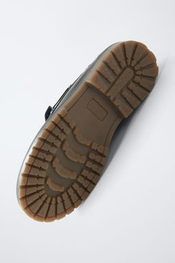 LEATHER BOAT SHOES - Zara фото 9
