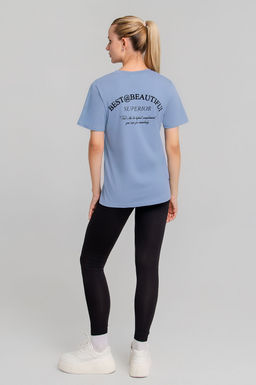 Арт. 21624 Костюм с лосинами 42-50 (5 шт) Цвет:верх- пудра, низ- черный