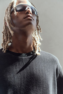 Camiseta en punto pointelle Boxy Fit - H&m фото 2