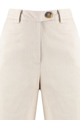 TRENDYOLMILLA Tas Wide Leg/Genis Paca Dokuma Pantolon TWOSS23PL00142 фото 13