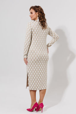 Платье Galean Style 971 бежевый  фото 8