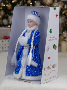 Снегурочка Царская 44см индивид.уп. ГОЛУБАЯ - Коломеев фото 3