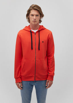 Mavi Logolu Fermuarl? K?rm?z? Sweatshirt  фото 3
