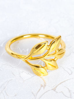 Кольца для салфеток 6 штук Веточка Золото / JG05 /уп 200/ - Галеонтрейд фото 3