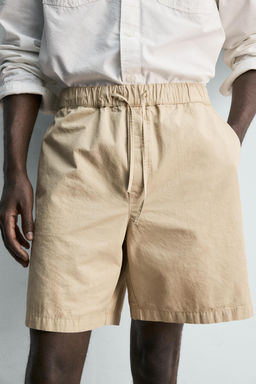 BERMUDA LAVADA REGULAR FIT / Beige