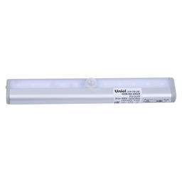 ULM-F48-2W/4500K/4AA SENSOR IP20 SILVER Светильник светодиодный для мебели с датчиком движения. Питание 4АА (не в/к). 188*30*15мм. 50Lm. ТМ Uniel