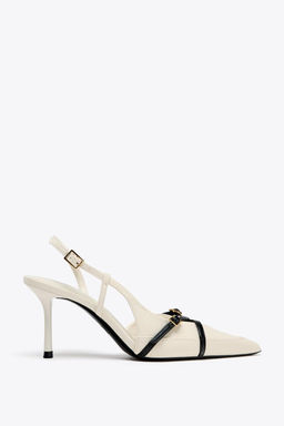 STRAPPY HEELED BUCKLED SHOES - Zara фото 3