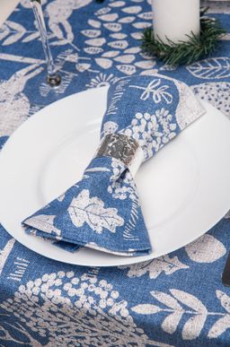 Дорожка на стол из рогожки 145x45 Happy Fox Home