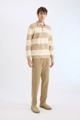 Regular Fit Pantolon Cepli Duz Paca