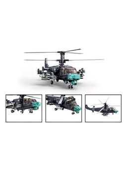 Конструктор Sluban «Модельки. Вертолёт», 1:35, 913 деталей