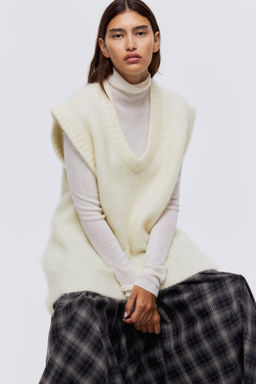 Su?ter sin mangas en mezcla de mohair - H&m фото 4
