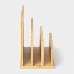 Подставка для разделочных досок и крышек Доляна, 18×10 см, 3 секции