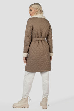 05-2136 Куртка женская зимняя (пояс) - El podio фото 2