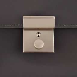 Цена за 3 шт. Застёжка для сумки, с ключом, 3.8×4 см, цвет серебряный