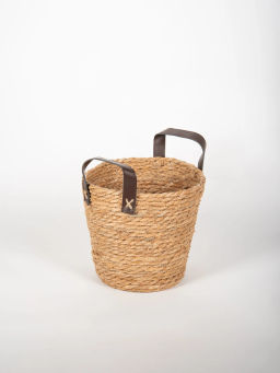 Корзина с ручками размер S ,цвет темный беж, арт JH-03424