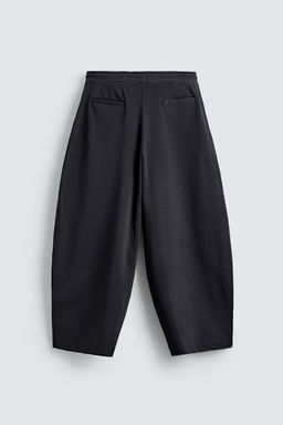 PANTAL?N JOGGER BALLOON FIT ESTRUCTURA RIB / Azul - Zara фото 7