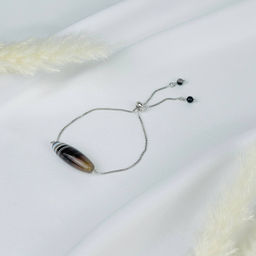 Браслет регулируемый с Агатом