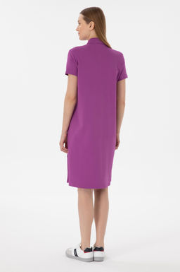 Женщина -фиолетовое вязаное платье скидка в корзине - U.s. polo assn фото 4