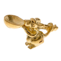 Цена за 2 шт. Кошельковый талисман, ложка загребушка «Мышка», 1.5×1.5 см