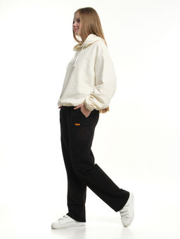 Комплект для девочки 22-7496 молочный|черный