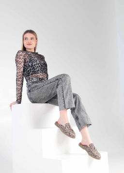 Мюли 1070.2614be. бежевый леопард