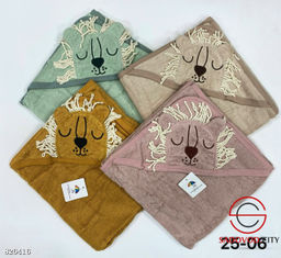 Махровое полотенце с уголком