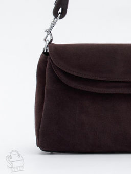 Сумка женская кожаная 0037VG coffee Vitelli Grassi