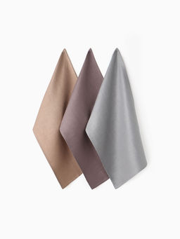 Набор полотенец Этель Linen towels, 3560 см - 3 шт., лён 100%, 180 г/м, МИКС