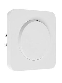 Выключатель проходной, серия Circular, 10 А, одноклавишный, скрытый монтаж, белый