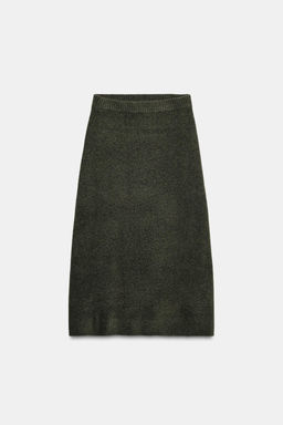 SOFT-TOUCH KNIT MIDI SKIRT - Zara фото 5