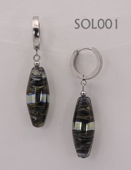 Серьги из муранского стекла