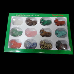 Набор фигурок из камня Лошадки в ассортиментне