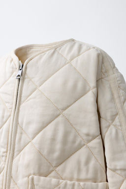 CAZADORA ACOLCHADA CREMALLERA / Crudo - Zara фото 6