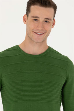 U. S. Polo Assn Мужской зеленый свитер - U.s. polo assn фото 9