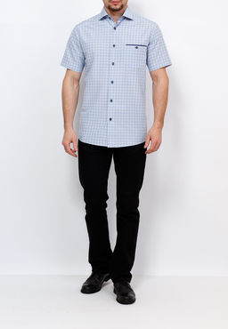 Сорочка мужская короткий рукав GREG 255/109/523/Z/1  фото 9