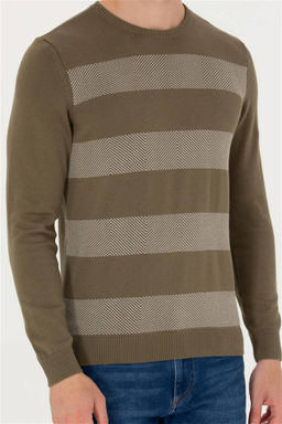 U. S. Polo Assn Мужской свитер цвета хаки - U.s. polo assn фото 13