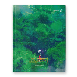 Светоч Бизнес-блокнот, глянцевая ламинация, 80ББТ5_4_5_1 A5+ 80 л. 22 шт. клетка В гармонии с природой 000936