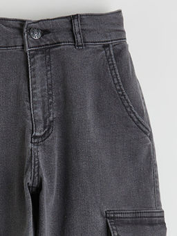Erkek ?ocuk Kargo Jean Pantolon