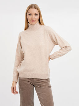 водолазка женская розовая из шерсти - Glenfield фото 4