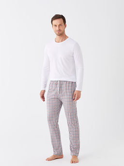 Standart Kal?p Ekose Erkek Pijama Alt