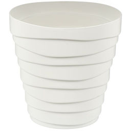 Кашпо Бархан (3,5л) Цв. Белый (Арт. КШ-4342) - Вмс фото 2