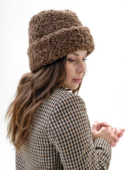 П26-171 Пилотка Тедди коричневая