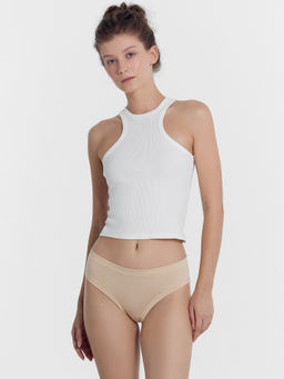 Трусы Mark Formelle классические бежевые бамбук с эластаном набор 2 штуки