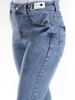 7002 BLUE Джинсы-скинни женские SBS JEANS - Фабричный китай фото 4