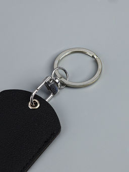 Цена за 3 шт. Брелок - чехол для магнитных ключей домофона, прямоугольный, чёрный, под нанесение, 4.5×7 см