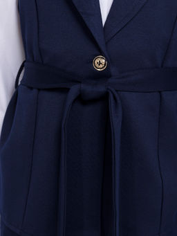 Костюм школьный (жилет, брюки) для девочек - Синий мир фото 4