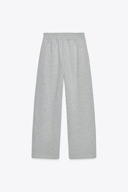 METALLIC THREAD FLEECE TROUSERS - Zara фото 5