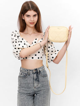 LACCOMA сумка Джулия-ЛЦ802-бежевый эко кожа хлопок