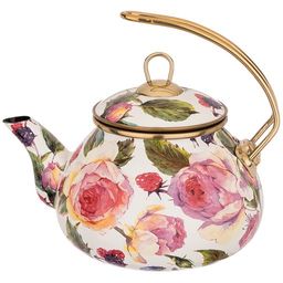 ЧАЙНИК ЭМАЛИРОВАННЫЙ AGNESS, СЕРИЯ ВИНТАЖ, 2,2Л